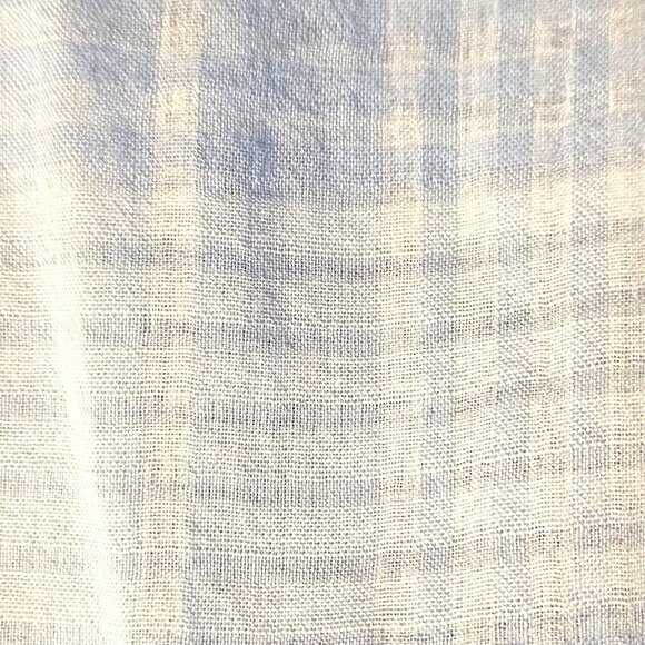 Veronica Beard Blue Gingham Ruffle Plaid Mini Dress L Cottagecore Soft Girl - Picture 10 of 13